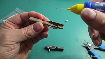 Assembling the Bolt Action Rifle Keychain V2 — functional BB blaster!