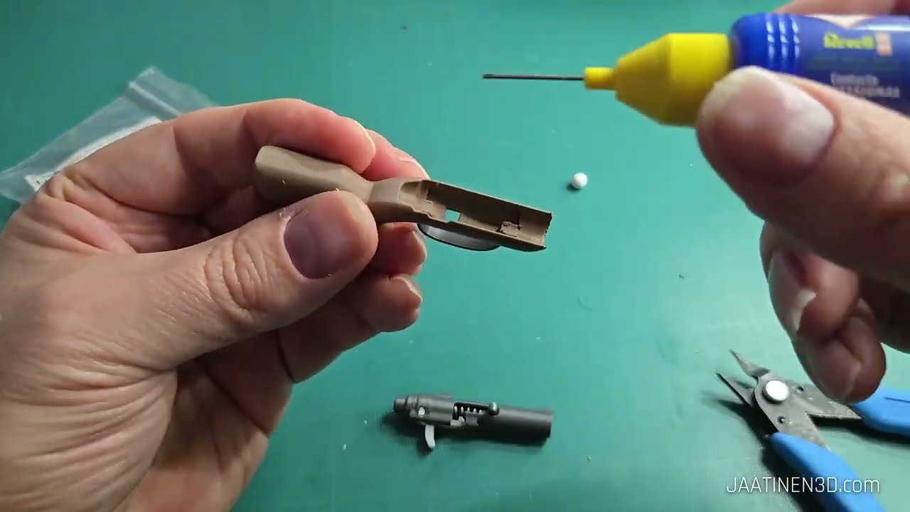 Bolt Action Rifle Keychain V2 — Functional Blaster - Free 3D Print