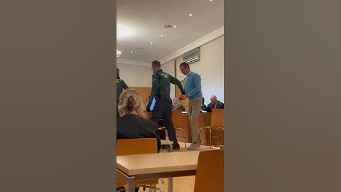 El asesino confeso de Paloma e India, David Maroto, en el juicio por el doble crimen