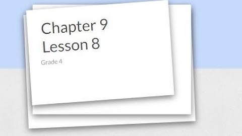 My Math Flip Chapter 9 Lesson 8