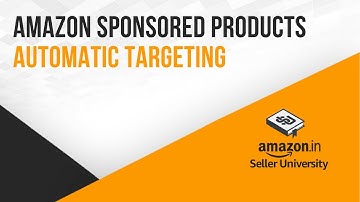 Amazon Sponsored Products: Automatic Targeting English Version