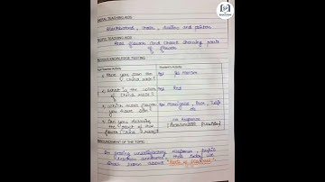 Lesson plan-4 | Science | parts of flower | D.el.ed #studypoint #jbt #science  #lessonplan