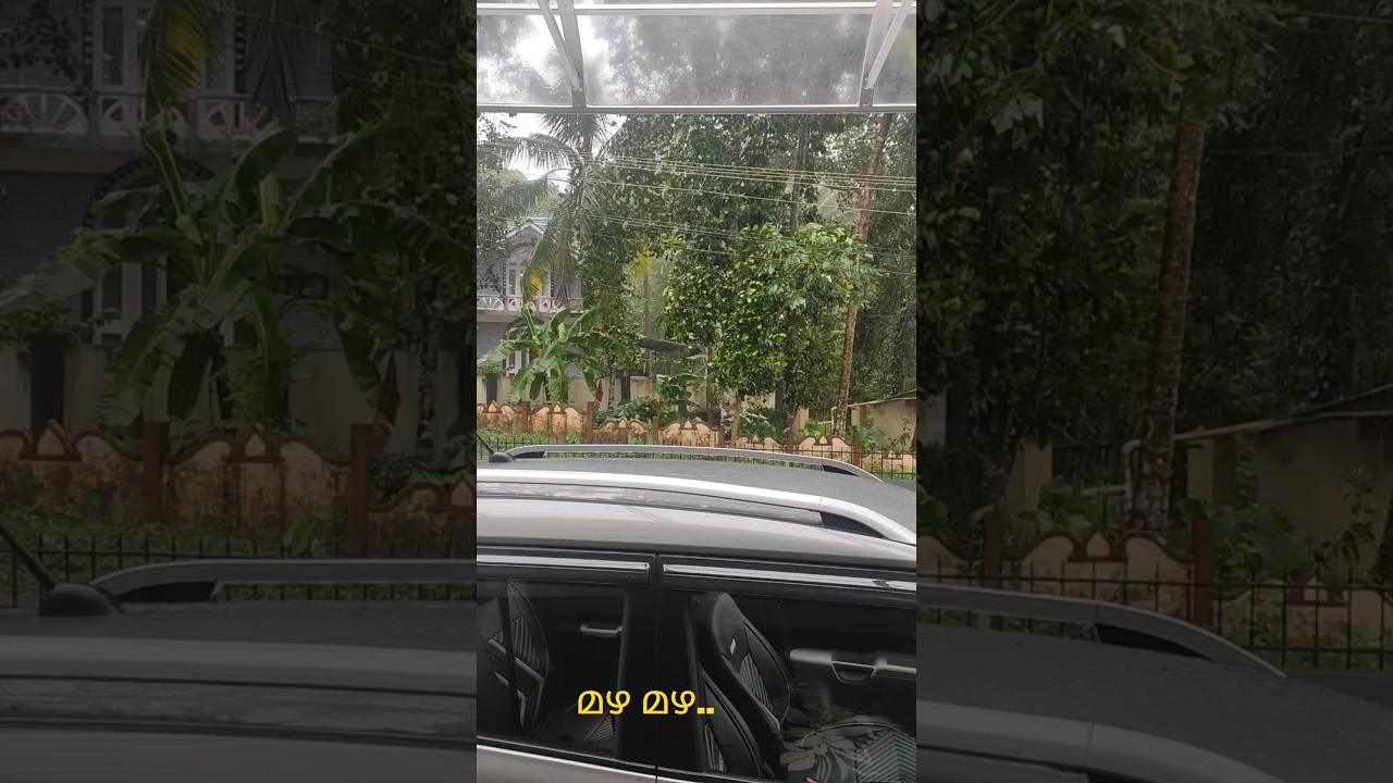 കോട്ടയത്തെ മഴയും കാസർകോട്ടെ മഴയും...#rain #kerala