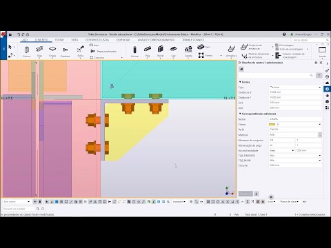 Estruturas Metálicas Conexões #11 - Conexão Tesoura-Coluna Parte 3