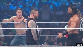 John Cena returns to join forces with Kevin Owens against Roman Reigns & Sami Zayn