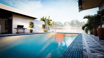 Farmhouse Architecture Walkthrough 4k