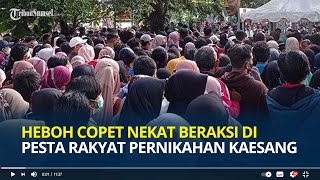 Heboh Copet Nekat Beraksi Di Pesta Rakyat Pernikahan Kaesang & Erina, Wanita Paruh Baya Jadi Korban