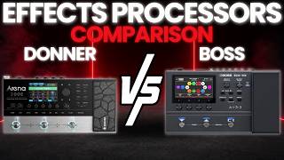 DONNER Arena 2000 vs Boss GX10: Which Multi Effects Processor Should You Buy