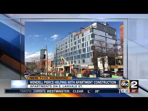 Wideo: Aktor The Wire Wendell Pierce ogłasza inwestycję w kompleks mieszkaniowy o wartości 20 milionów dolarów w Baltimore
