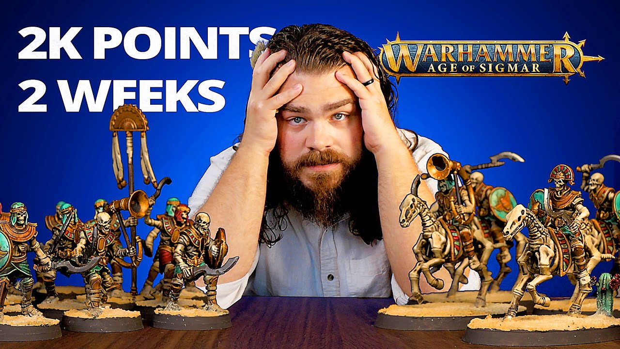 Painting this Age of Sigmar army nearly BROKE ME - YouTube