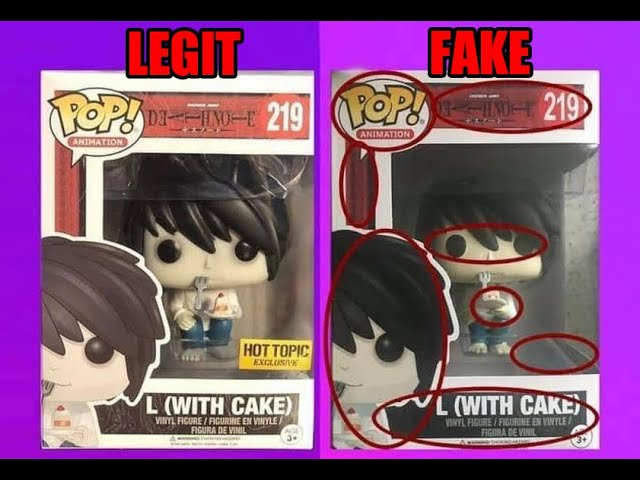 Pop Legit Guide "Real Vs Fake": L (WITH #219 – DEATH NOTE YouTube