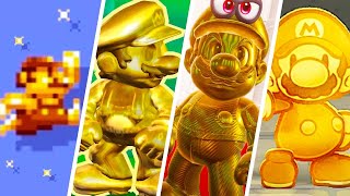 Evolution of Gold Mario (1996-2024)