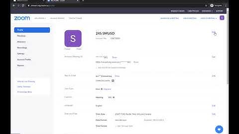 Zoom - Student Name Change