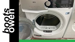 AEG Heat Pump Dryer Filter check and a look at damaged condenser: max efficiency?