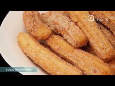 DOCE FAZER RECEITA TRADICIONAL DE CHURROS