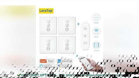 Tuya Smart Life Curtain Switch Rolling Blinds Engine Roller Shutter RF & WiFi Connected Google Home