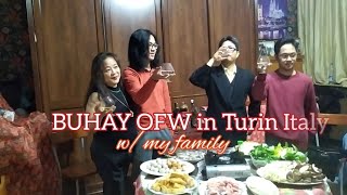 Buhay OFW in Turin Italy w/my Family + (Kainan) Shabu Shabu xmas celebration