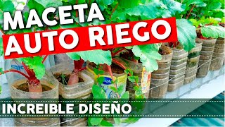 Esta es la Mejor MACETA AUTORRIEGO que vi en mi vida. Huerto y el Jardin