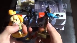 Dark Samus,Isabell and Revail amiibo unboxing!