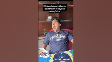 POV: When the client paid in full… a month ago 💀 #PaidInAdvance #artmeme