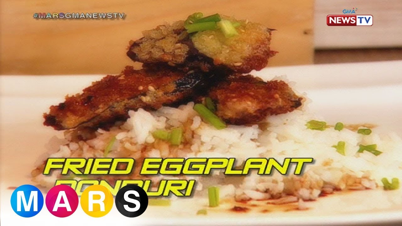 Mars: Fried Eggplant Donburi recipe | Mars Masarap
