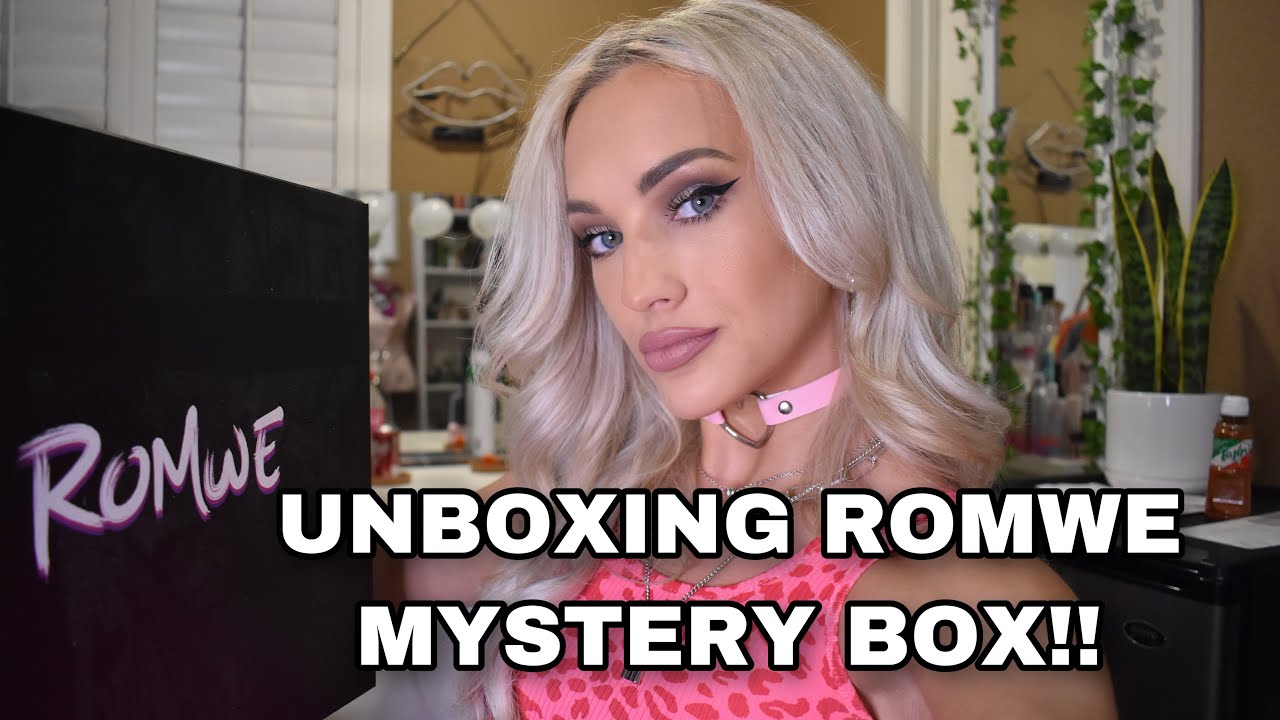 UNBOXING ROMWE 2022 MYSTERY GIFT BOX! ♡