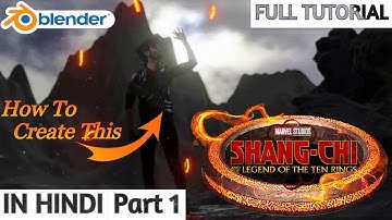 How to Make Shang Chi Rings In Blender Like Itx Kunwar | Part 1