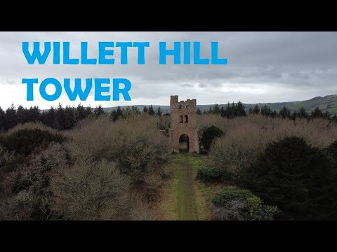 Willett Hill Tower, Somerset - DJI Mini 2 Drone