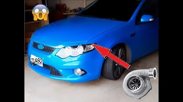 Antz battery relocation turbo side intake swap, Ford Falcon xr6 turbo FG