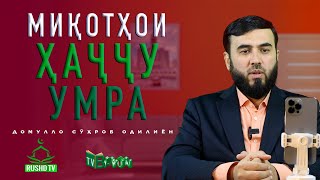 картинка: Миқотҳои ҳаҷҷу умра