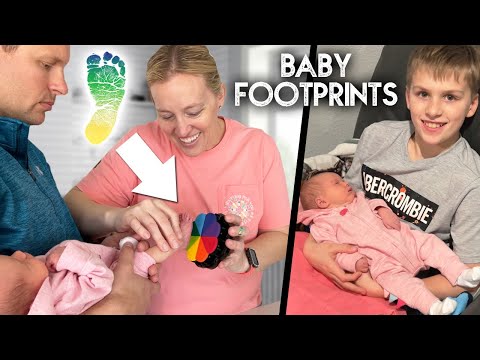 Update on Chloe’s injury, First Walk & Newborn Footprints || Mommy Monday