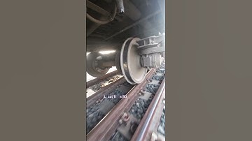 Train wheels track change smoothly. #railway #track #wheels #change #shorts