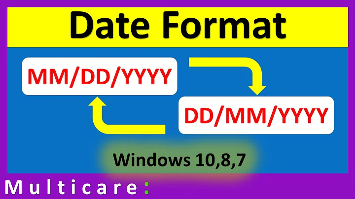 how to change date format in windows 10 | dd/mm/yyyy format