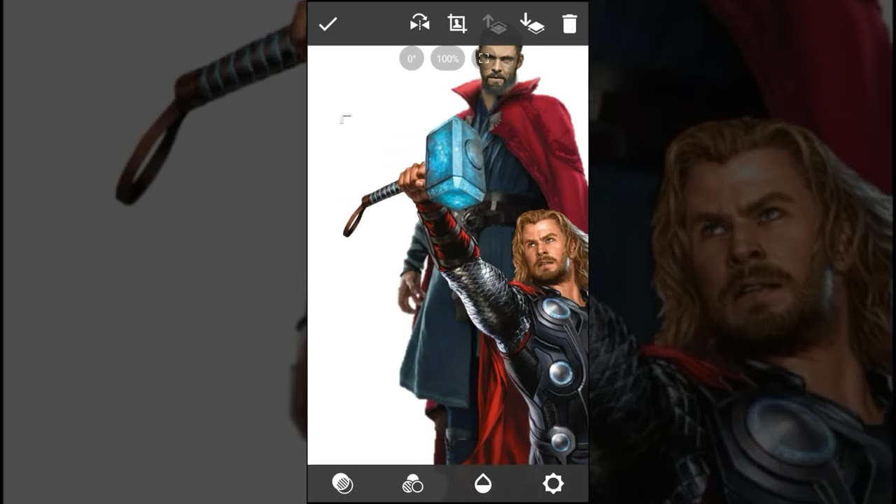 Dr strange + Thor fusion art ।। 