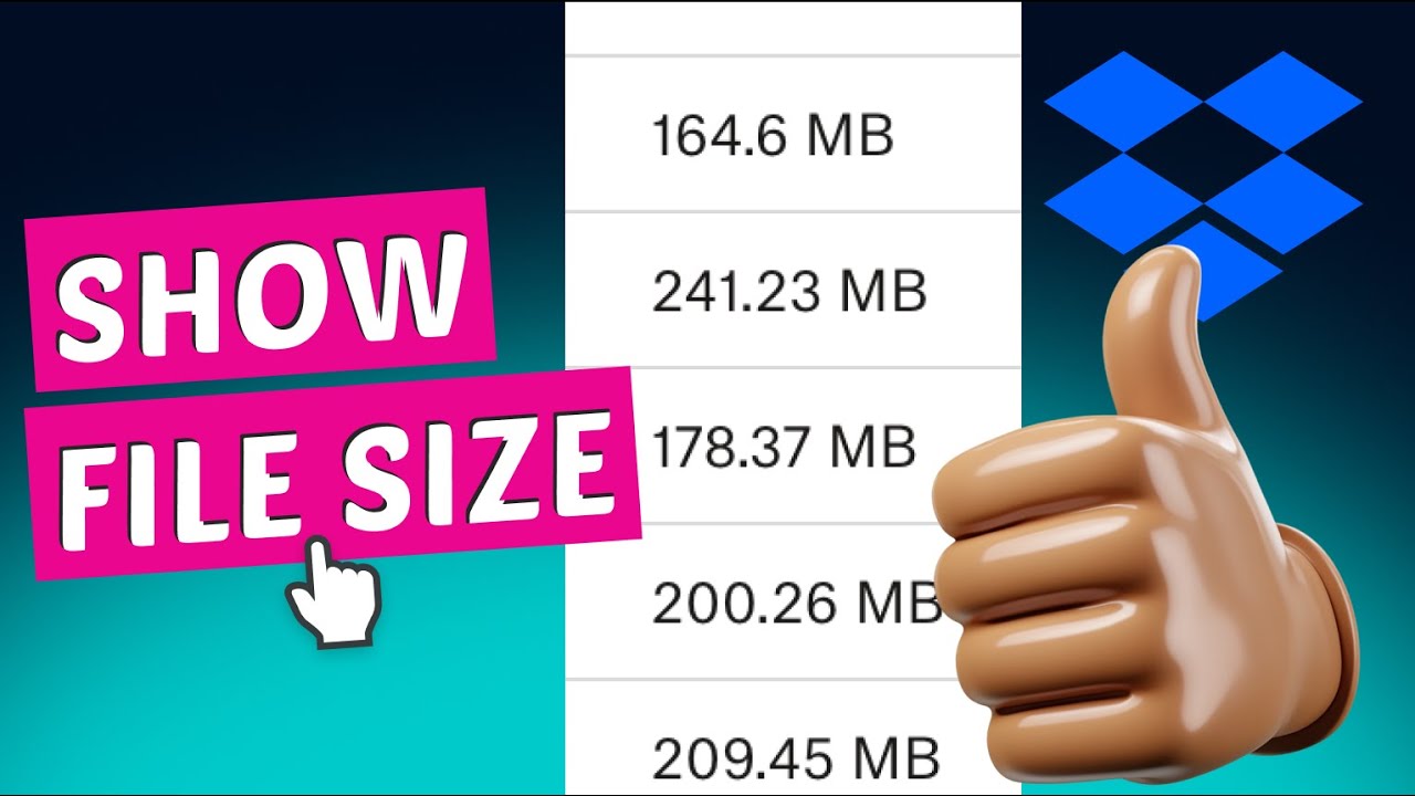 How To See File Size In Dropbox Step By Step YouTube How To See File Size In Dropbox Step By Step YouTube