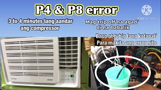 carrier inverter air-conditioner p4 and p8 error troubleshooting and repair.