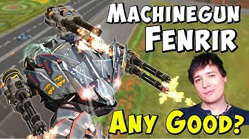 Machinegun FENRIR Any Good? + Lockdown Ammo War Robots Mk2 Gameplay WR