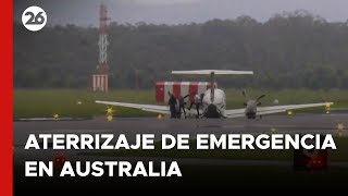 AUSTRALIA | Aterrizaje de emergencia tras una falla mecánica en el avión
