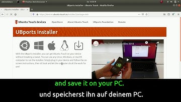 UT 03/04 ubports Installer vorbereiten