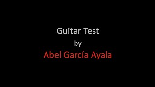 Abel García Ayala - Guitar Test - Festival Sor 2022