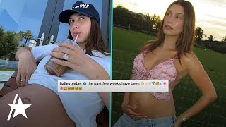 Hailey Bieber Shares New BABY BUMP Photos