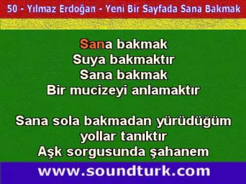 Yılmaz Erdoğan-Yeni Bir Sayfada Sana Bakmak Karaoke Fon Müziği