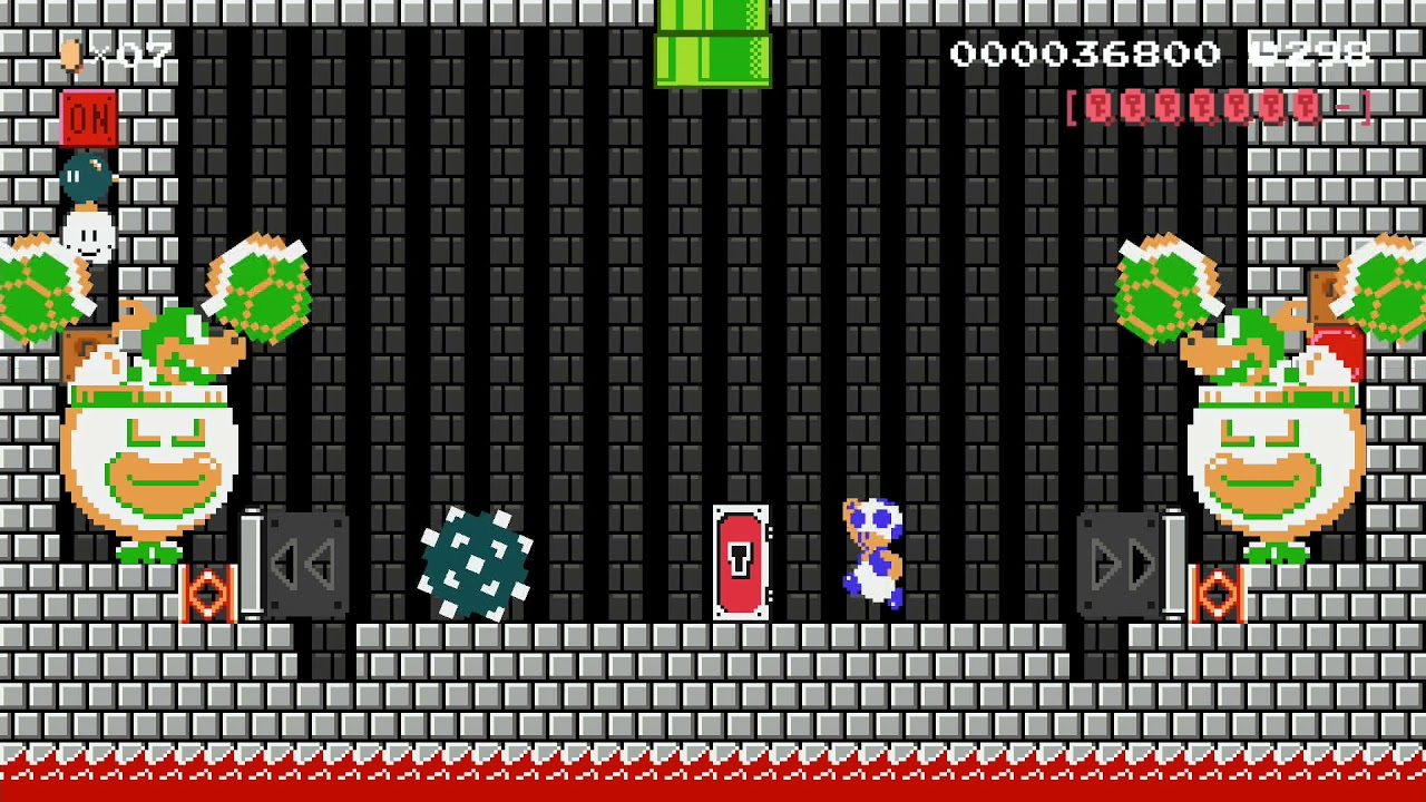 四天王と空を舞う王者　Boss Rush by みつおうぎ 🍄 Super Mario Maker 2 ✹Switch✹ #aoy