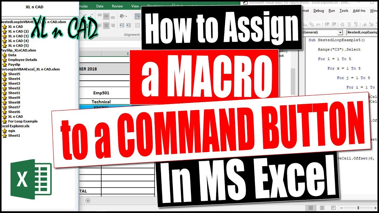 how to assign macro in button