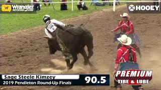 Hooey Highlight: Sage Kimzey Wins Third Pendleton Round-Up Buckle