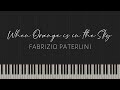 When Orange is in the Sky - Fabrizio Paterlini (Piano Tutorial)