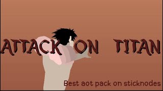 StickNodes ATTACK ON TITAN MEGA SUB PACK || FULL PACK Sticknodes 1225 Sub Pack