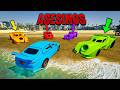 4 VIGILANTES vs 1 KURUMA BLINDADO! TENGO MIEDO!! - GTA 5 ONLINE
