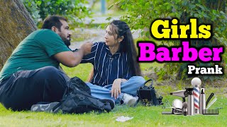 Girls Barber Funny Video | @Velle Loog Khan Ali | @Sahara Bano Khan Ali