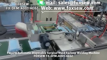 Automatic Flat Face Mask Earloop Welding Machine